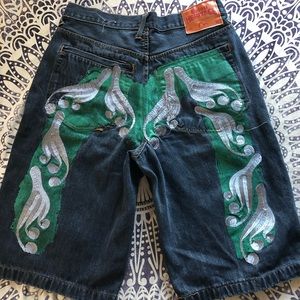 Evisu Heritage painted and embroidered